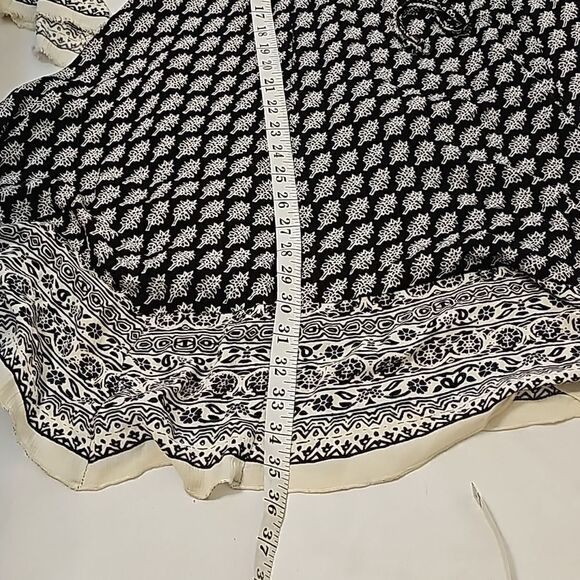 Free People “Heart Of Gold” Blue/Black Dress medium - Picture 7 of 10